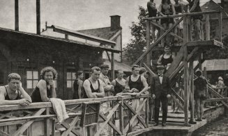 Instantanee de la Băile Diana din Cluj, anul 1924