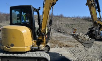 Rețele de apă și canalizare extinse pe o stradă din nordul municipiului Cluj-Napoca