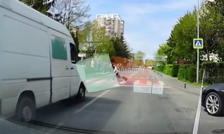 Imagini revoltătoare în Cluj-Napoca: pieton forțat să fugă pe trecere din cauza unui șofer care a ignorat complet legea