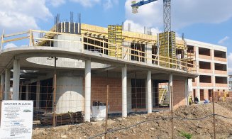 Stadiul lucrărilor la noua școală generală din Florești: „Constructorul și-a reluat activitatea în forță”