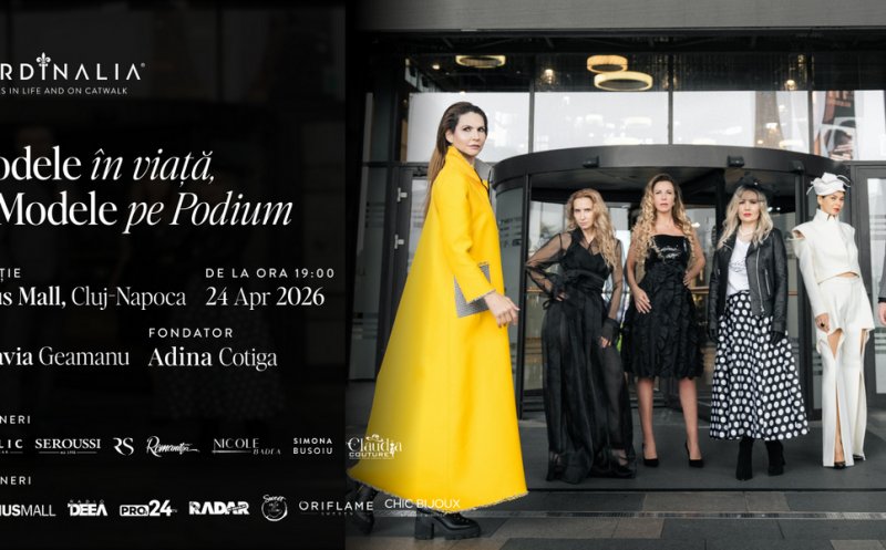 Cardinalia aduce la Iulius Mall Cluj un show inedit: 40 de medici, profesori, avocați și manageri vor urca pe catwalk