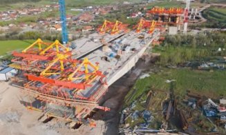 IMAGINI spectaculoase cu viaductele de la Nădășelu. Ce se mai întâmplă pe tronsonul Autostrăzii Transilvania care leagă Clujul de Sălaj