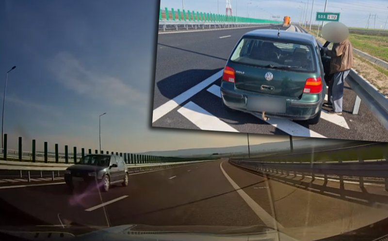 Un bărbat de 75 de ani a condus 22 de kilometri pe CONTRASENS pe autostradă