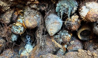 Depozit cu peste 1.000 de proiectile din Primul Război Mondial, descoperite în timpul unei intervenții