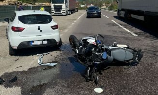 Motociclist clujean, rănit într-un accident rutier grav pe Valea Oltului. Cum s-a produs incidentul