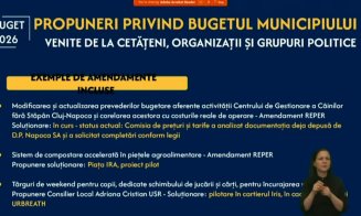 A fost aprobat BUGETUL municipiului Cluj-Napoca pentru 2026. VEZI lista de proiecte finanțate