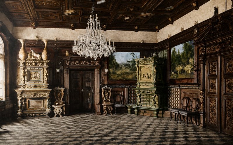 Sala de mese a Castelului Bánffy din Răscruci