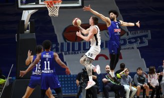 U-BT, eșec în primul meci din play-off-ul ABA League. Clujenii s-au prăbușit pe final cu Buducnost