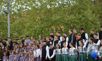 IMAGINI spectaculoase de la Cluj-Napoca, de Ziua Europei și Ziua Independenței României