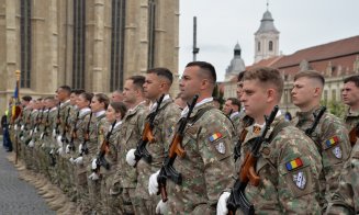 IMAGINI spectaculoase de la Cluj-Napoca, de Ziua Europei și Ziua Independenței României
