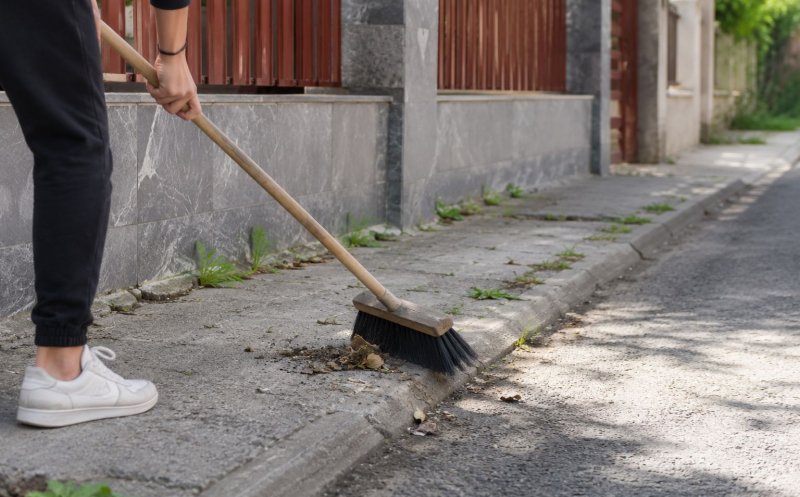 Amenzi usturătoare în Jucu pentru cei care nu fac curat în fața caselor