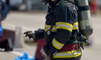 Scene ca într-un dezastru real pe A3, în Cluj. Planul Roșu activat după un accident simulat cu 14 victime și o autocisternă cu acid azotic