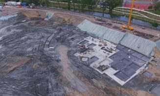 Primele betoane turnate la RIVUS Cluj-Napoca – lucrările avansează vizibil pe șantierul celui mai spectaculos proiect de regenerare urbană din România