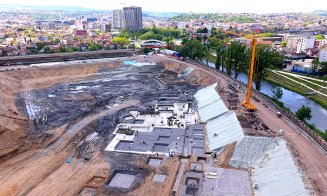 Primele betoane turnate la RIVUS Cluj-Napoca – lucrările avansează vizibil pe șantierul celui mai spectaculos proiect de regenerare urbană din România