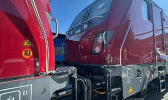 Cum arată cele două noi locomotive Alstom fabricate pentru România, care vor circula și prin Cluj-Napoca