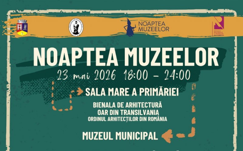 Noaptea Muzeelor 2026 la Muzeul Municipal Dej: expoziții, ateliere și film în aer liber până la miezul nopții