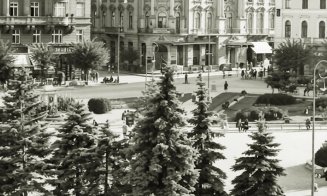 Piața Unirii în timpul ceui de-al Doilea Război Mondial, cca. 1941