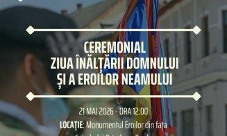 Ceremonial militar-religios și restricții de circulație la Turda, de Ziua Eroilor și a Înălțării Domnului