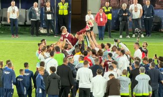Cariera lui Deac, celebrată în Gruia. Jucătorul CFR-ului a evoluat în ultimul său meci