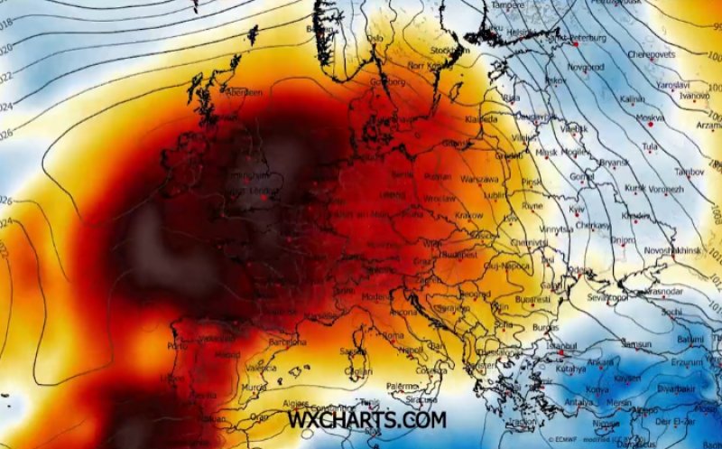 Cupolă de aer fierbinte peste Europa! Temperaturile urcă spre 40 de grade în unele zone/ Ce este „Heat dome”