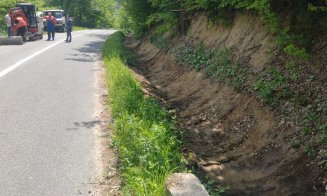 Reparații pe un important drum județean din Cluj