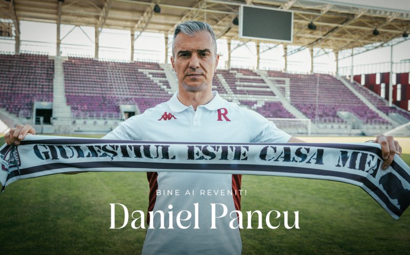 Daniel Pancu, prezentat oficial la Rapid: "E o zi minunată"