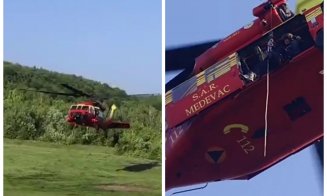 Misiune spectaculoasă în Cluj. Salvatori coborâți din Black Hawk în cadrul unui amplu exercițiu