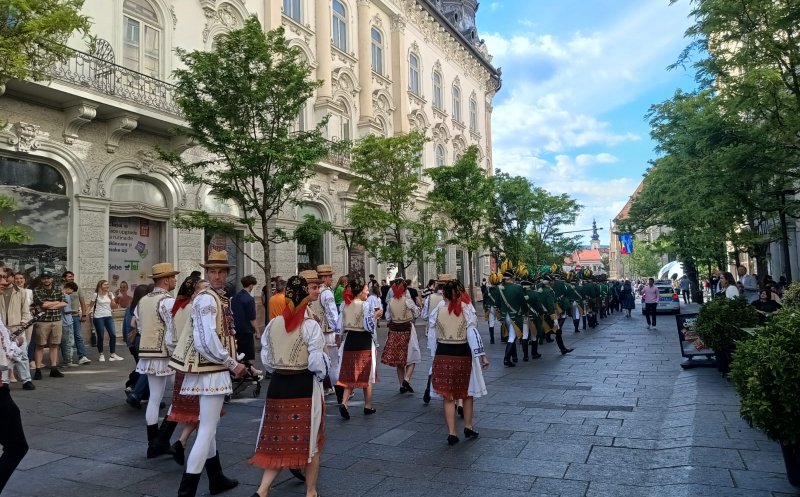 Parada Jubileului a adus spiritul din Köln în centrul Clujului. 50 de ani de parteneriat, celebrați prin muzică, dans și tradiții