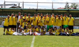 Puștii de la CFR Cluj au devenit campioni în Liga Elitelor U15 după ce au învins echipa FCSB în finală