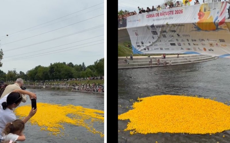 Mii de clujeni au asistat la Cursa de Rățuște de pe Someș, cea mai colorată competiție din oraș