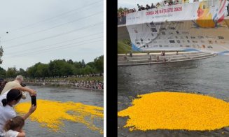 Mii de clujeni au asistat la Cursa de Rățuște de pe Someș, cea mai colorată competiție din oraș