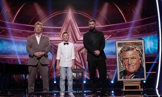 Florin Piersic îl așteaptă la Cluj pe puștiul care i-a făcut portretul din piese de LEGO în finala "Românii au talent"