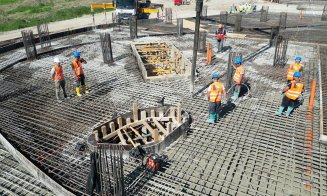 Avansează lucrările la Spitalul Pediatric Monobloc. Tișe: „Ne bucurăm că a intrat în linie dreaptă” / VIDEO de pe șantier