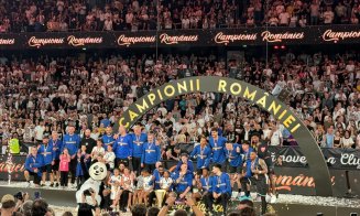 Bucuria campionilor. Baschetbaliștii au sărbătorit titlul în Someș