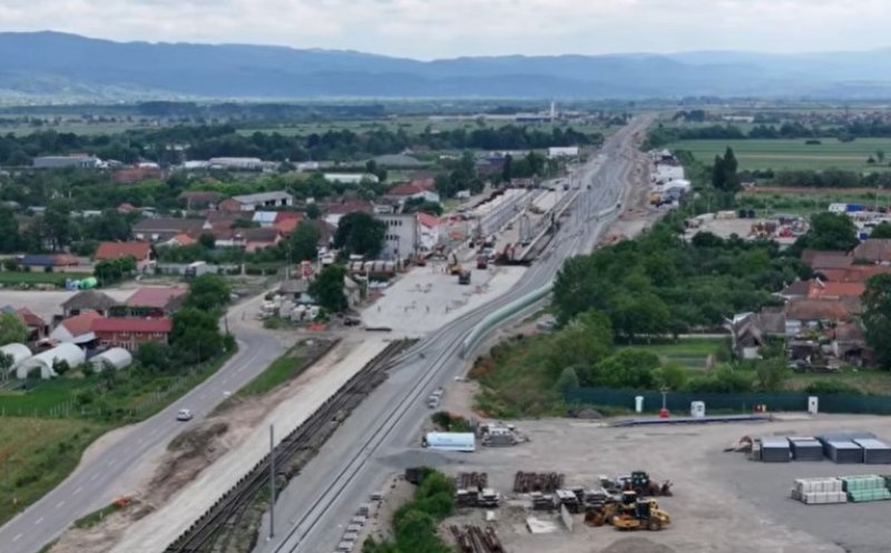 Autorizație de construire emisă pentru lucrări pe 50 km din linia feroviară Cluj-Napoca – Oradea – frontiera cu Ungaria