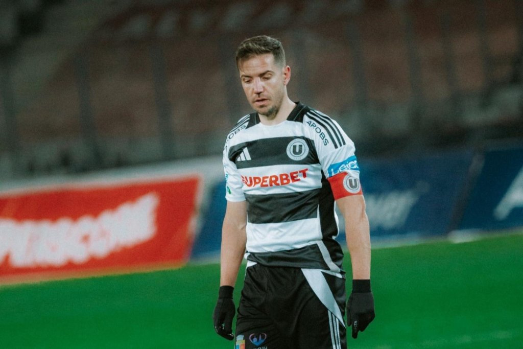 Alex Chipciu și-a decis viitorul. Ce spune căpitanul Universității Cluj despre o posibilă retragere