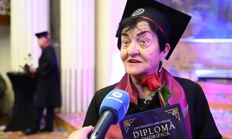 Cea mai vârstnică studentă din România a absolvit facultatea la UBB Cluj. Are 90 de ani