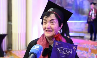 Cea mai vârstnică studentă din România a absolvit facultatea la UBB Cluj. Are 90 de ani