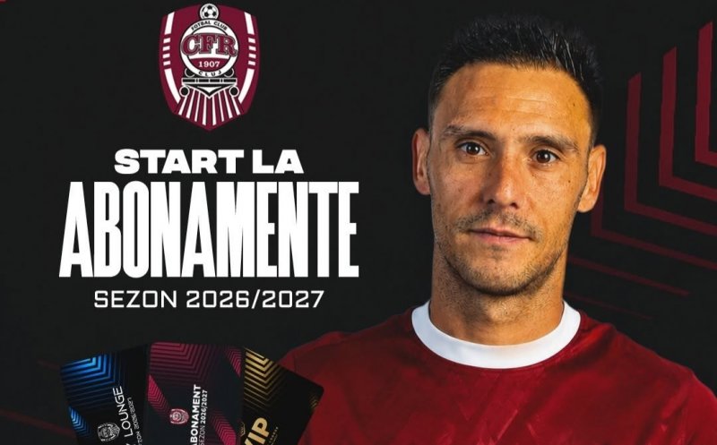 CFR Cluj a dat startul campaniei de abonare pentru sezonul 2026-2027
