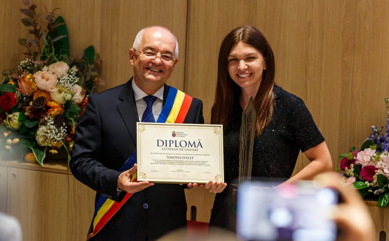 Simona Halep, Cetățean de Onoare al Clujului. Mesajul emoționant al fostei campioane: „Clujul este acasă pentru mine”