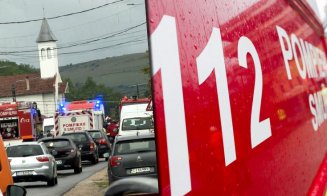 Trafic BLOCAT în Cluj, pe raza localității Gârbău în urma unui GRAV accident de circulație / VICTIME încarcerate