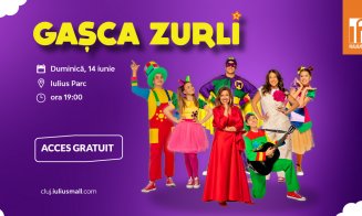 Spectacol gratuit susținut de Gașca Zurli, duminică, la Iulius Mall Cluj