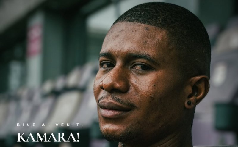 Încă o plecare de la CFR Cluj. Mohamed Kamara, prezentat oficial de Rapid