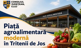 Piață agroalimentară modernă într-o localitate din Cluj. Tișe: „Dorim ca acest model să fie transpus la nivelul cât mai multor comune din județ”