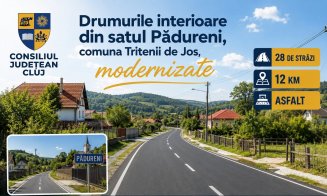 Zeci de străzi dintr-o localitate clujeană urmează să fie asfaltate