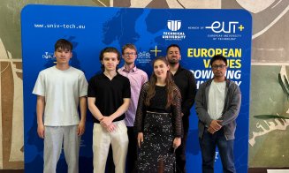 Inovație la Cluj. Roboți care pot apuca obiecte fragile, proiectați la UTCN de studenți din 6 țări