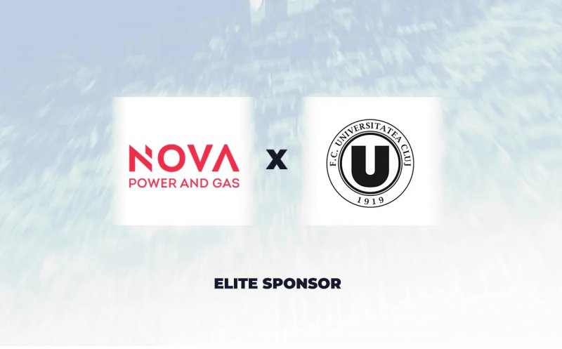 FC Universitatea Cluj și Nova Power & Gas își unesc energiile și încheie un parteneriat strategic începând cu sezonul 2026-2027