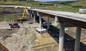 Prefectul Maria Forna, pe șantierul pasajului de legătură dintre DN1C și Parcul Industrial TETAROM III. Stadiul execuției, peste 60%