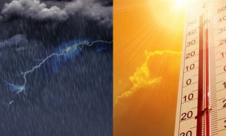 Clujul, în continuare sub COD GALBEN  de caniculă și FURTUNI. Prognoza pentru o săptămână