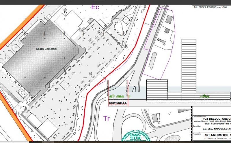 Vemea zgârie-norilor la Cluj-Napoca? O clădire de 33 etaje și „Enterteinment Mall” la ieșirea din oraș